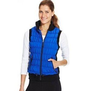 Calvin Klein Womens Puffer Vest Meduim Royal Blue